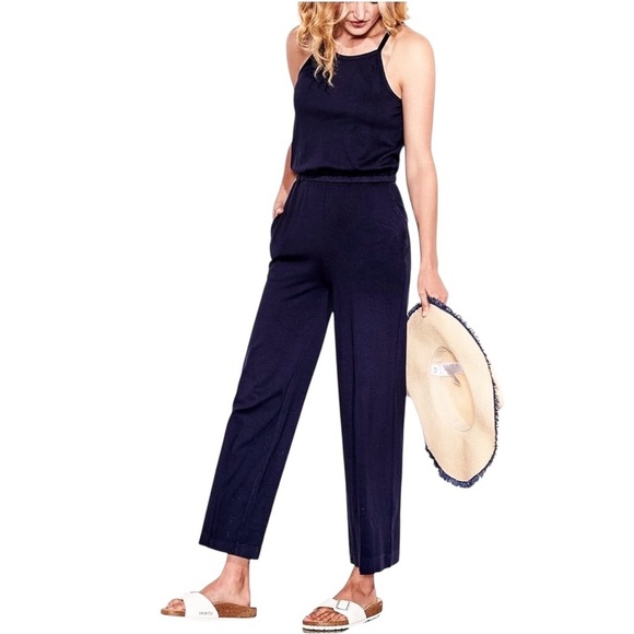 Anthropology Sundry Black Wide Leg Jumpsuit Size 3 #1623 NWT - Picture 1 of 7